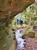 Overhang in Yileen Canyon