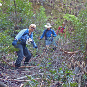 Top of the slot into Oronga Canyon